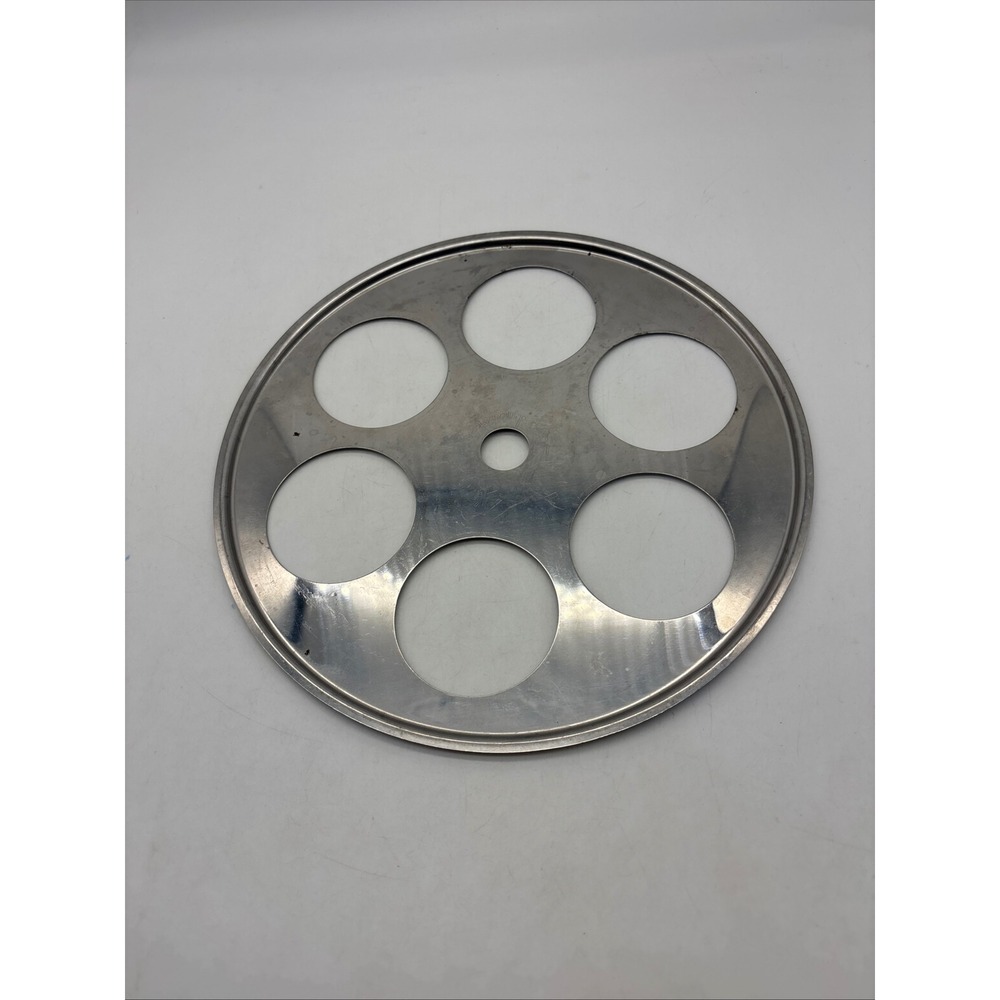 SALADMASTER Eggs Benedict Poaching Stainless Steel Cup Holder 10" Tray Only